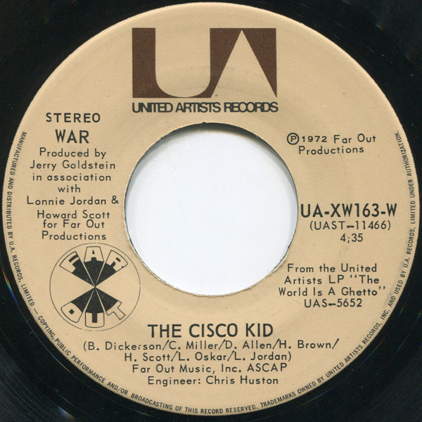 War - The Cisco Kid / Beetles In The Bog